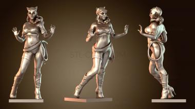 3D модель Женщина-кошка (STL)