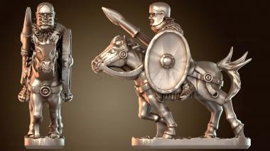 3D модель Кавалерийский всадник (STL)