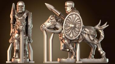 3D модель Вспомогательный конный эскорт кавалерии (STL)