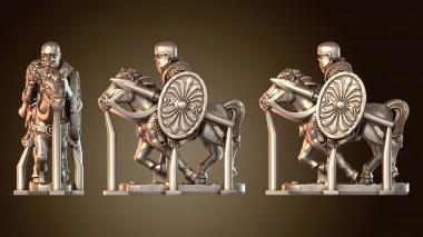 3D модель Кавалерия Вспомогательная Лошадь Опцион (STL)