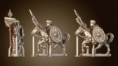 3D модель Вспомогательное конное подразделение кавалерии (STL)
