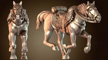 3D модель Cavalry Horses Hgalopcor Valiant (STL)