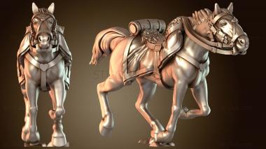 3D модель Cavalry Horses Hgalopcor Vivid (STL)