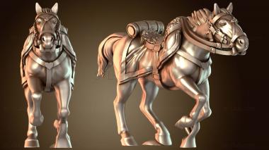 3D модель Cavalry Horses Hgalopfut Valor (STL)