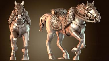 3D модель Cavalry Horses Hgalopzig Valiant (STL)