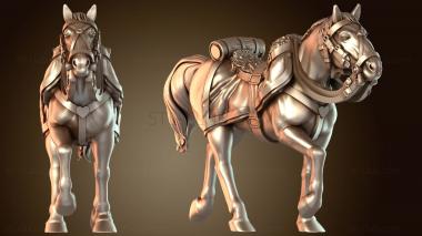 3D модель Кавалерийские лошади Авангард (STL)