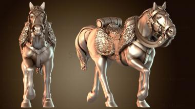 3D модель Кавалерийские лошади Vb (STL)