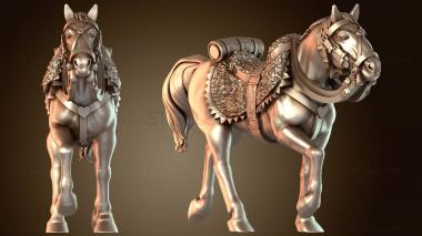 3D модель Кавалерийские лошади Vk (STL)
