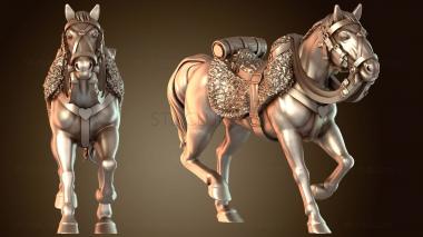 3D модель Кавалерийские лошади Vp (STL)