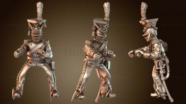 3D модель Кавалерийский уланский галоп-знаменосец (STL)