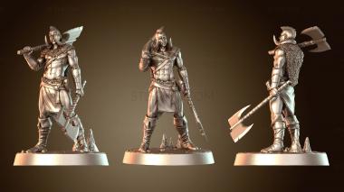 3D модель Пещерные улыбки Голиаф Варвар (STL)