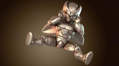 3D модель Cell Dragon Ball Z Form (STL)