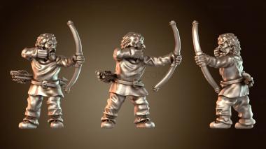 3D модель Кельтский лучник Альфа (STL)