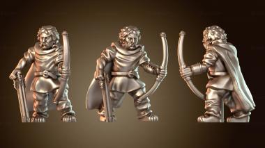 3D модель Кельтский лучник Браво (STL)