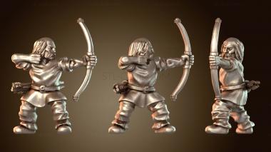 3D модель Кельтский лучник Чарли (STL)