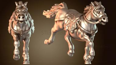 3D модель Кельтский конь Браво (STL)