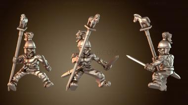 3D модель КЕЛЬТСКИЕ ВСАДНИКИ В ДОСПЕХАХ (STL)