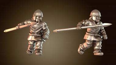 3D модель КЕЛЬТСКИЙ ВОИН ЛОВКИЙ (STL)