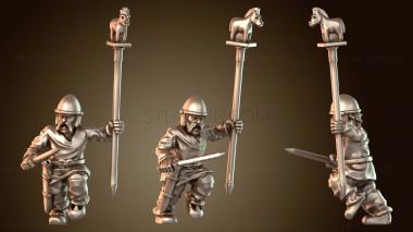 3D модель КЕЛЬТСКИЙ ВОИН СМЕЛЫЙ (STL)