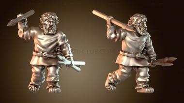 3D модель Копье кельтского воина смелое (STL)
