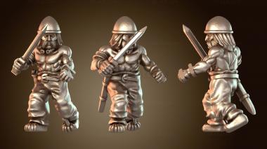 3D модель Верный кельтский воин (STL)