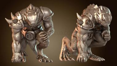 3D модель Цератопс Саурио Древний (STL)