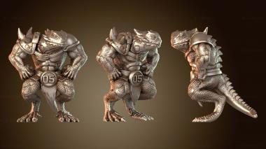 3D модель Цератопс Саурио Мужественный (STL)