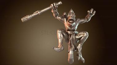3D модель Хамелеон Проворный (STL)