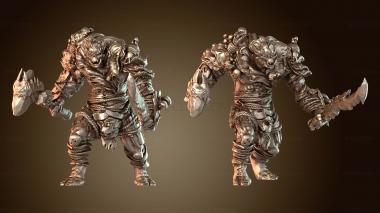 3D модель Свирепый ящерица-чемпион (STL)