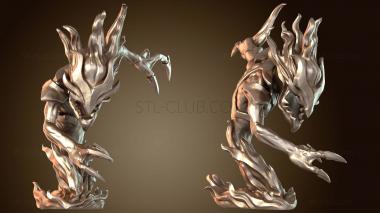 3D модель Хаос Пиро Демон Пылающий (STL)