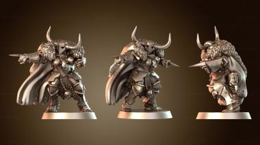 3D модель Воин Хаоса Борак Саваж (STL)