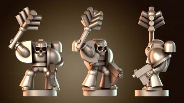 3D модель Капеллан Космический Десантник Ревностный (STL)