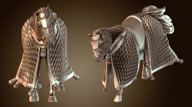 3D модель Глава Восточный Конь Смелый (STL)