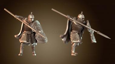 3D модель Копейщик Восточного отделения готов к бою (STL)