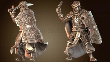 3D модель Глава Восточный Мечник Сбалансированный (STL)