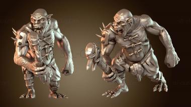 3D модель Глава Полутролль Брутальный (STL)