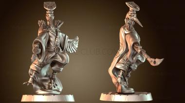 3D модель Персонажи Crane Sage – Serene Crane Sage Персонажи (STL)