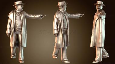 3D модель Chicago Gangsters Gangster Male k – Keen-eyed Gangster (STL)