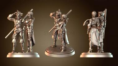 3D модель CHICHI GOKU COMP – Динамичная пара Сайян (STL)