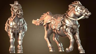 3D модель ГЛАВНЫЙ КОНЬ – Командный всадник (STL)