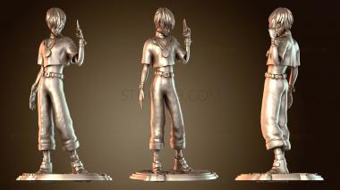 3D модель Крис ОРОЧИ КОРОЛЬ БОЙЦОВ – Чемпион Тёмного Пламени (STL)