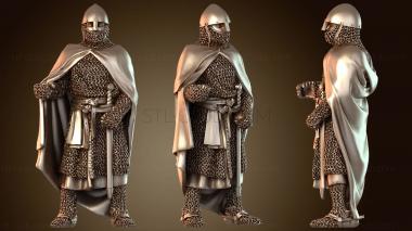 3D модель Христианская гвардия – преданный щитоносец (STL)