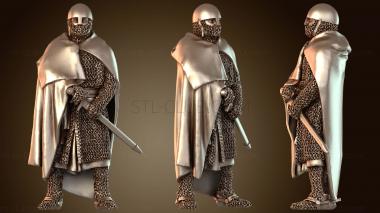 3D модель Христианская гвардия j – справедливый святой защитник (STL)