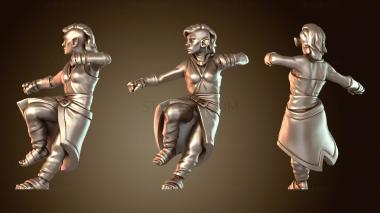 3D модель Платформа Ciera Monk – Возвышенный мистический боец (STL)