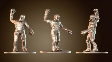 3D модель Глиняный голем, усиленный (STL)