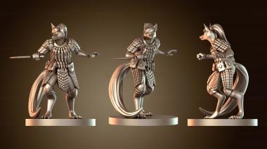 3D модель Жрецы: Готовый к бою жрец с кинжалом (STL)