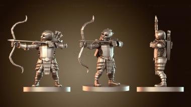 3D модель Механический гном-стрелок (STL)