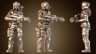 3D модель Защитник колониальной морской пехоты (STL)