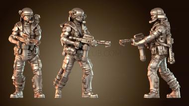 3D модель Колониальный морской пехотинец (STL)
