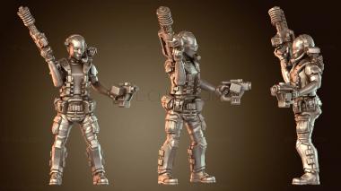 3D модель Колониальный морской тихий оперативник (STL)